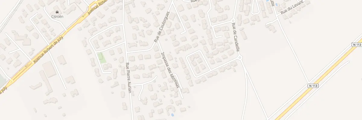 Plan du 30 Rue des Chansonniers à Uchaud