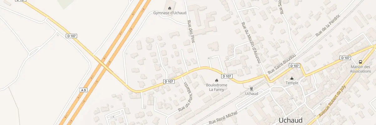 Plan du 14 Rue des Ecoles à Uchaud