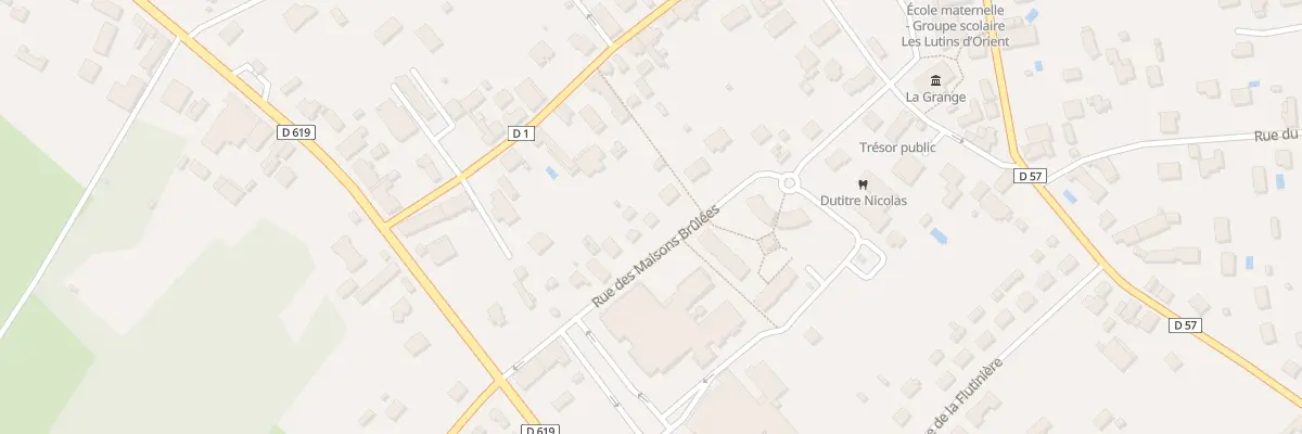 Plan du 12 Rue des Maisons Brûlées à Lusigny-sur-Barse