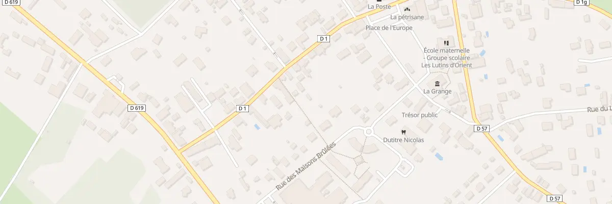 Plan du 21 Rue Georges Clémenceau à Lusigny-sur-Barse