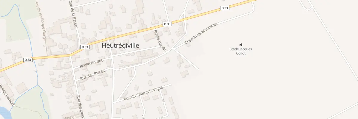 Plan du 16 Rue des Places à Heutrégiville