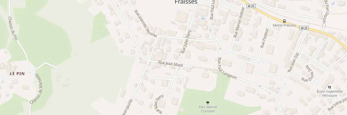 Plan du 8 Rue Jules Ferry à Fraisses