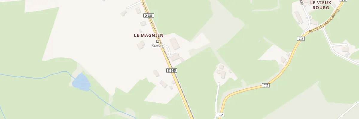 Plan du 411 Rte de Charolles à Dyo