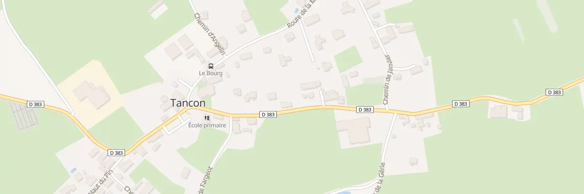 Plan du 181 Rte de Saint Igny à Tancon
