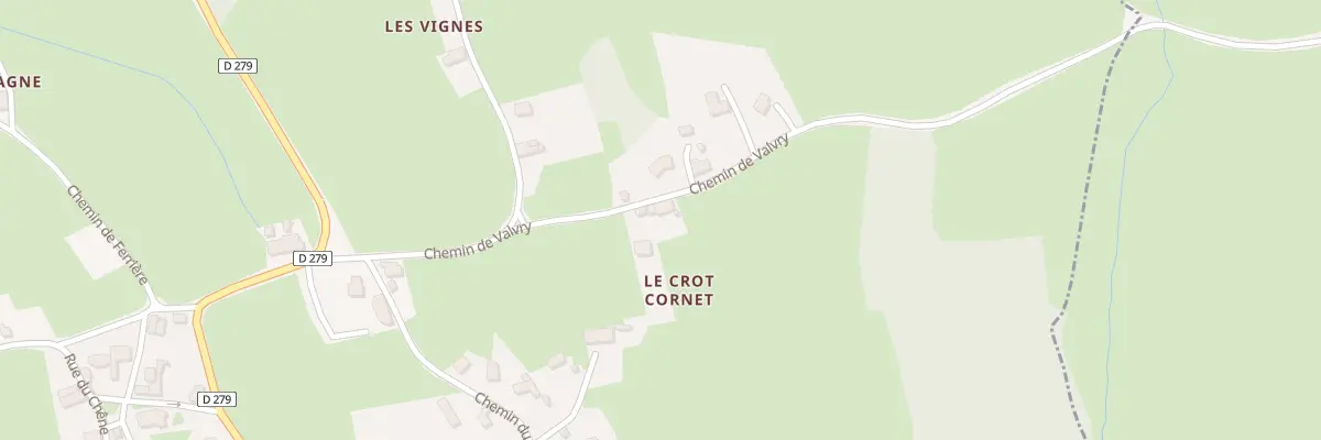 Plan du 5083 Crot Cornet à Vareilles