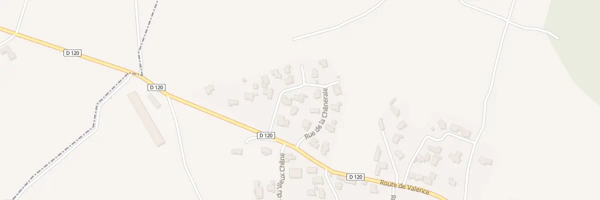 Plan du 5 Rte de Valence à Saint-Dézéry