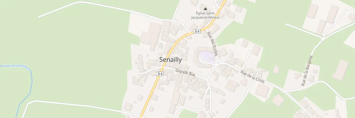 Plan du 19 Rue du Val d’Armançon à Senailly
