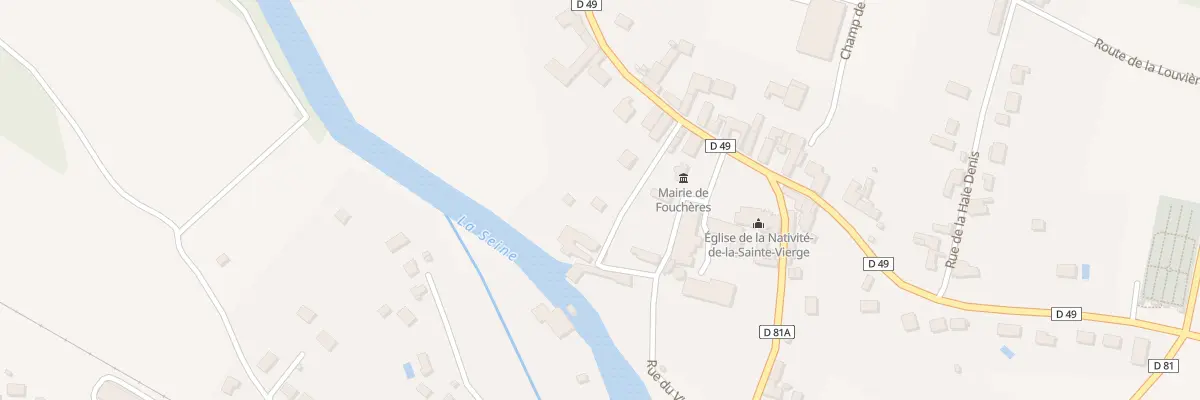 Plan du 6 Rue du Vieux Moulin à Fouchères