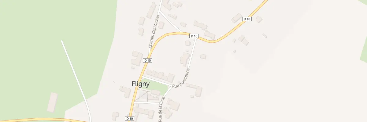 Plan du 3 Rue Puceronne à Fligny