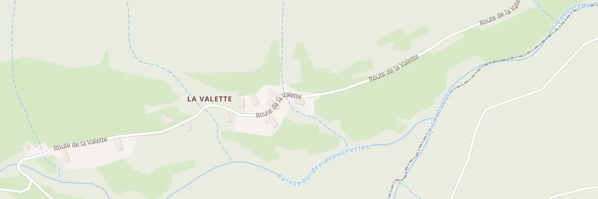 Plan du 5259 La Valette à Saint-Martial