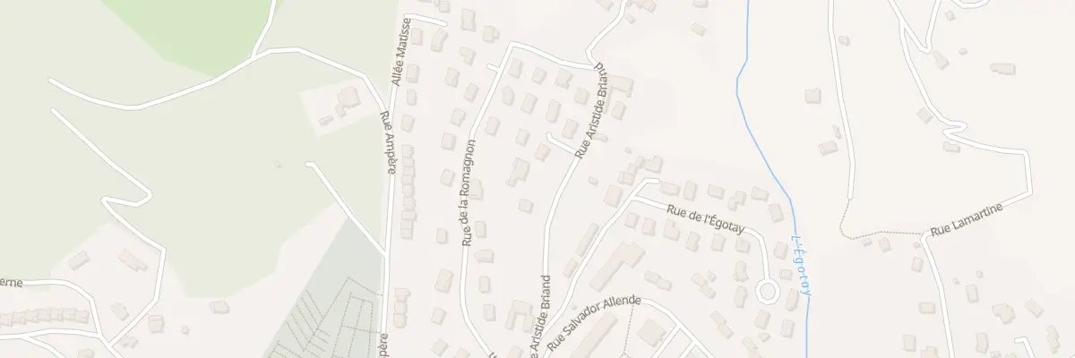 Plan du 9004 Rue Aristide Briand à Unieux