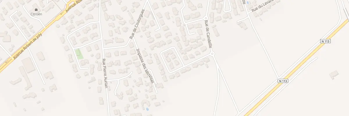 Plan du 25 Rue des Chansonniers à Uchaud