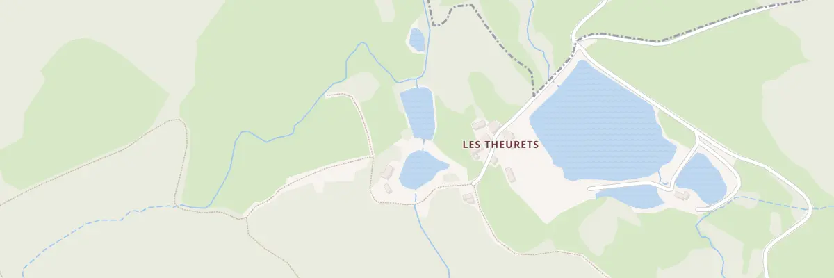 Plan du 5097 Les Theurets à Uchon