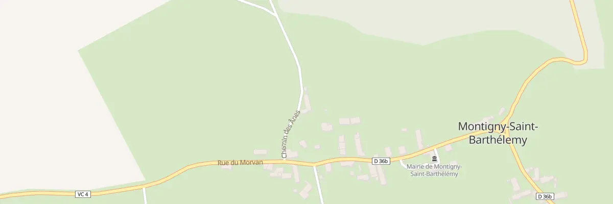 Plan du 2 Che des Anes à Montigny-Saint-Barthélemy