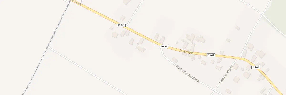 Plan du 8 Rue d’Arcis à Chaudrey