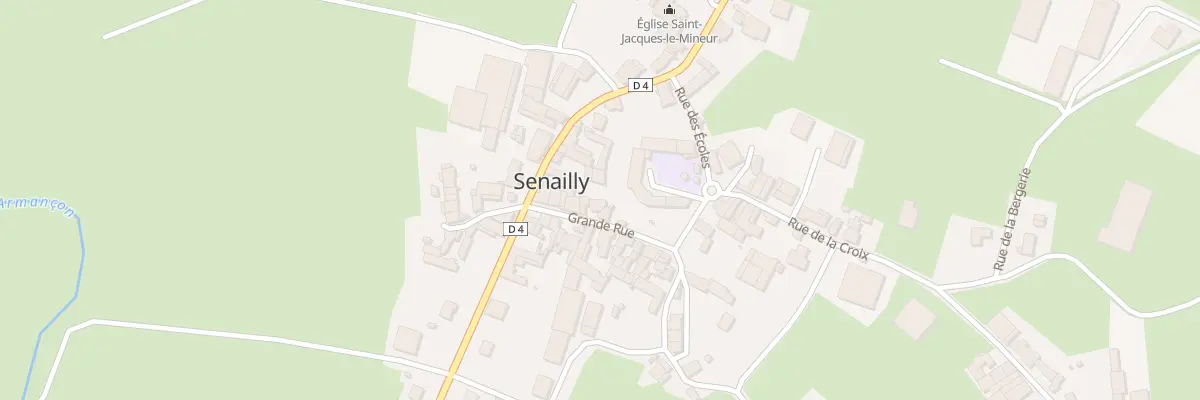 Plan du 4 Gr Grande Rue à Senailly