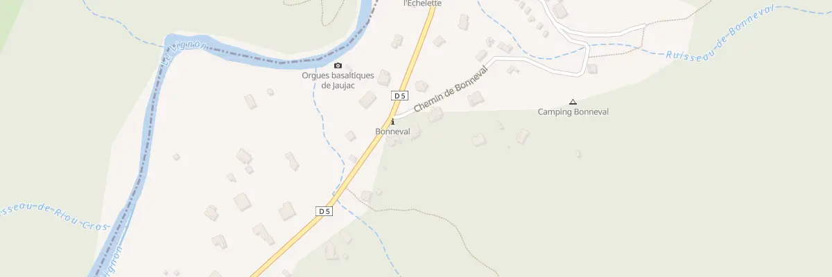 Plan du 40 Che de Bonneval à Fabras