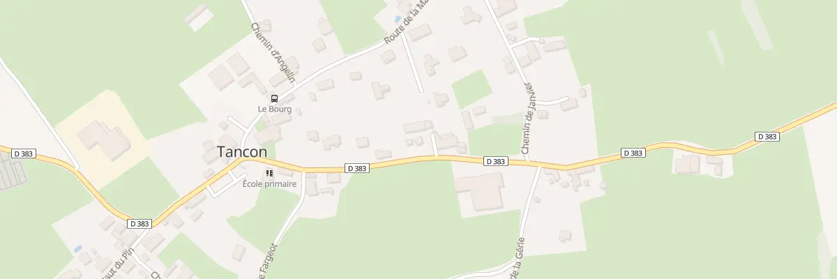 Plan du 225 Rte de Saint Igny à Tancon