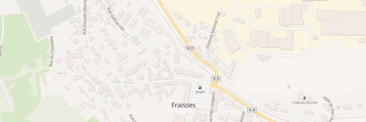 Plan du 2 Rue Joseph Souteyrat à Fraisses