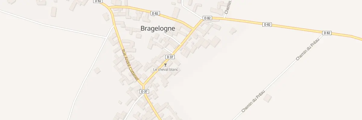 Plan du 10 Rue du Croc Cadot à Bragelogne-Beauvoir