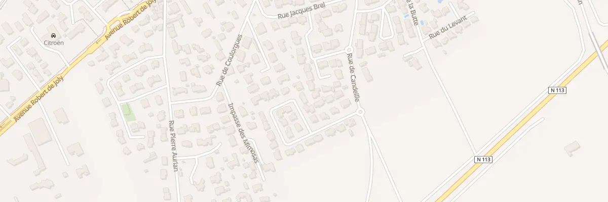 Plan du 18 Rue des Chansonniers à Uchaud