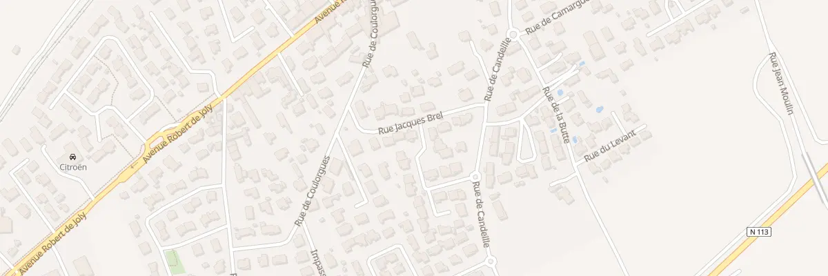 Plan du 9 Rue Jacques Brel à Uchaud