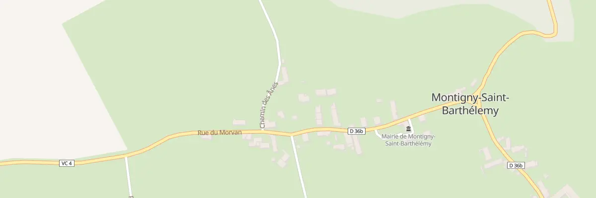 Plan du 20 Rue du Morvan à Montigny-Saint-Barthélemy