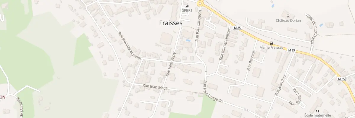 Plan du 2 Rue Joannès Mourier à Fraisses