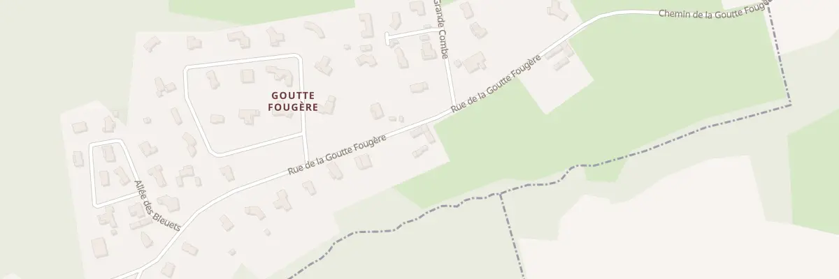 Plan du 610 Che de Goutte Fougere à Civens