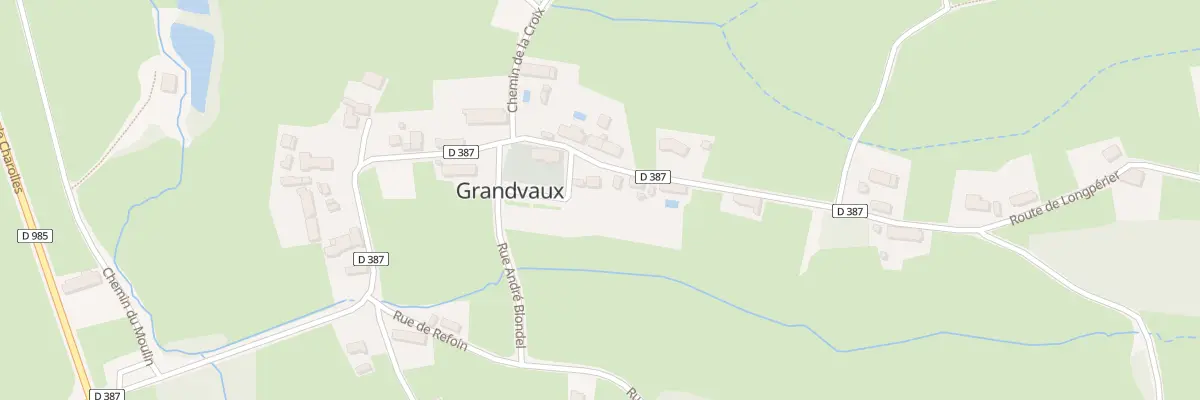 Plan du 5064 Le Bourg à Grandvaux