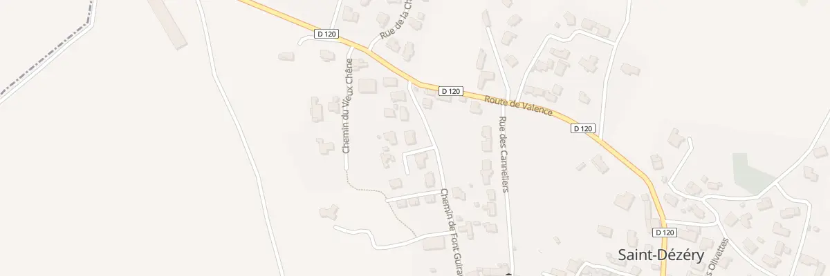 Plan du 21 Che de Font Guiraude à Saint-Dézéry