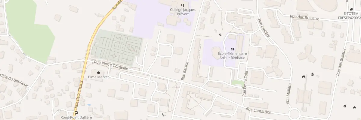 Plan du 7 Rue Pierre Corneille à Andrézieux-Bouthéon