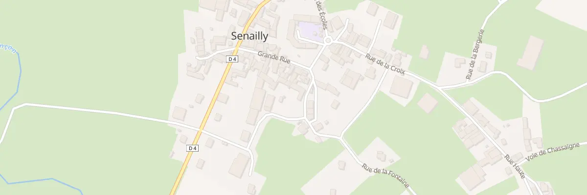 Plan du 6 Rue de la Fontaine à Senailly