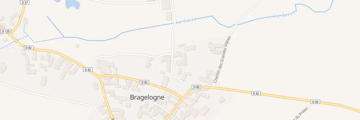 Plan du 12 Rue de la Bonde à Bragelogne-Beauvoir