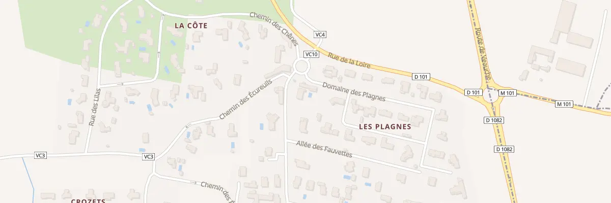 Plan du 340 Rue de Veauche à Rivas
