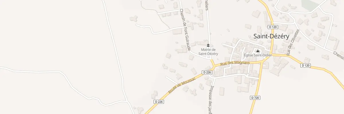 Plan du 7 Che de Font Guiraude à Saint-Dézéry