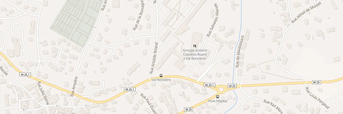 Plan du 2B Rue Aristide Briand à Unieux
