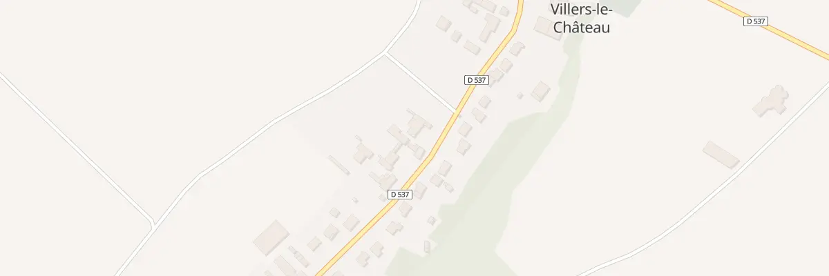 Plan du 24 Rue de la Fontaine St Maurice à Villers-le-Château