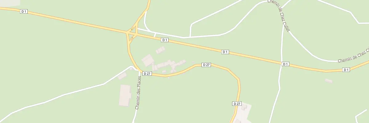 Plan du 538 Rte de Saint Just la Pendue à Bussières
