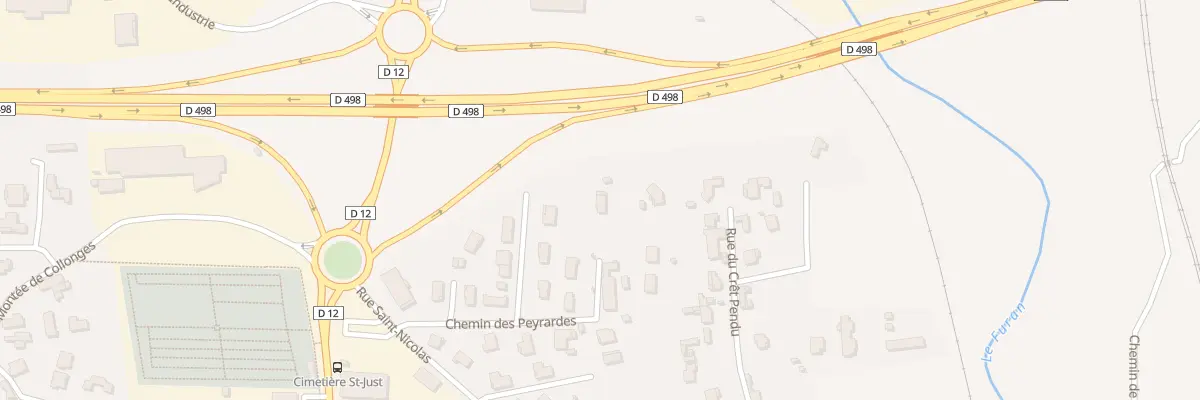Plan du 16 Imp des Peyrardes à Saint-Just-Saint-Rambert