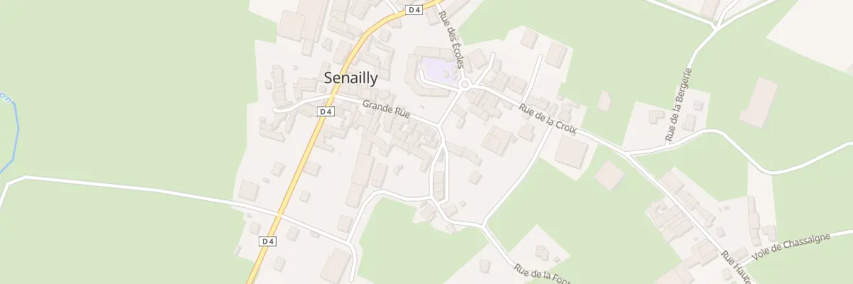 Plan du 4 Rue de la Fontaine à Senailly