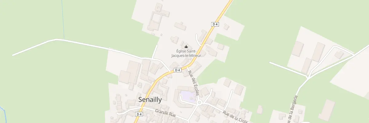 Plan du 10 Rue du Val d’Armançon à Senailly