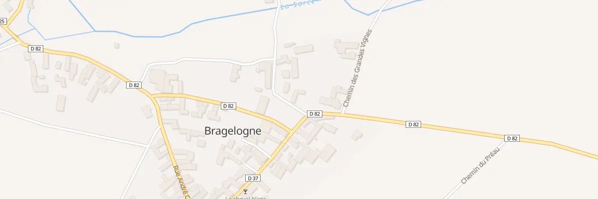 Plan du 4 Rue de la Bonde à Bragelogne-Beauvoir