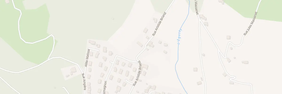 Plan du 31 Rue Aristide Briand à Unieux
