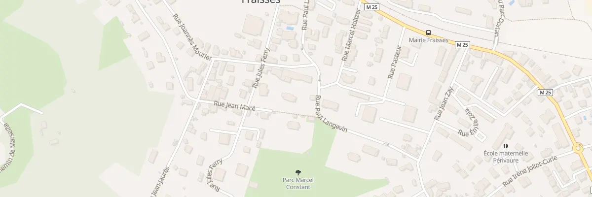 Plan du 10 Rue Paul Langevin à Fraisses