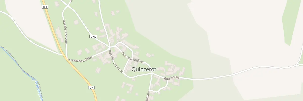 Plan du 3 Rue des Souillas à Quincerot