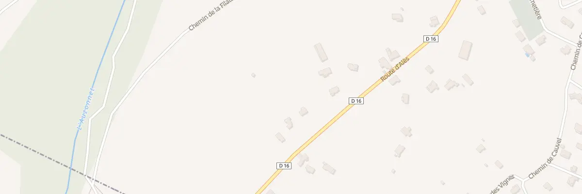 Plan du 438 Rte d’Ales à Rivières
