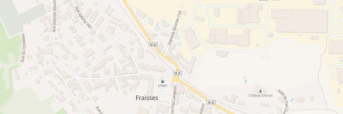 Plan du 8 Rue de la Gare à Fraisses