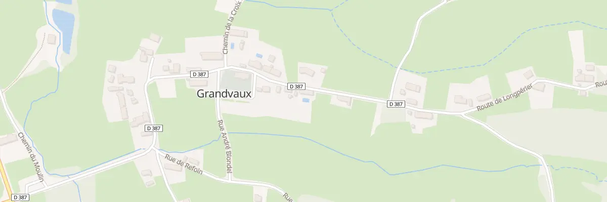 Plan du 5032 Le Bourg à Grandvaux