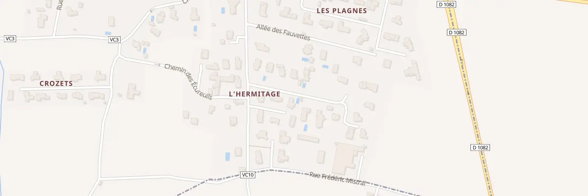 Plan du 5000 All des Tourterelles à Rivas